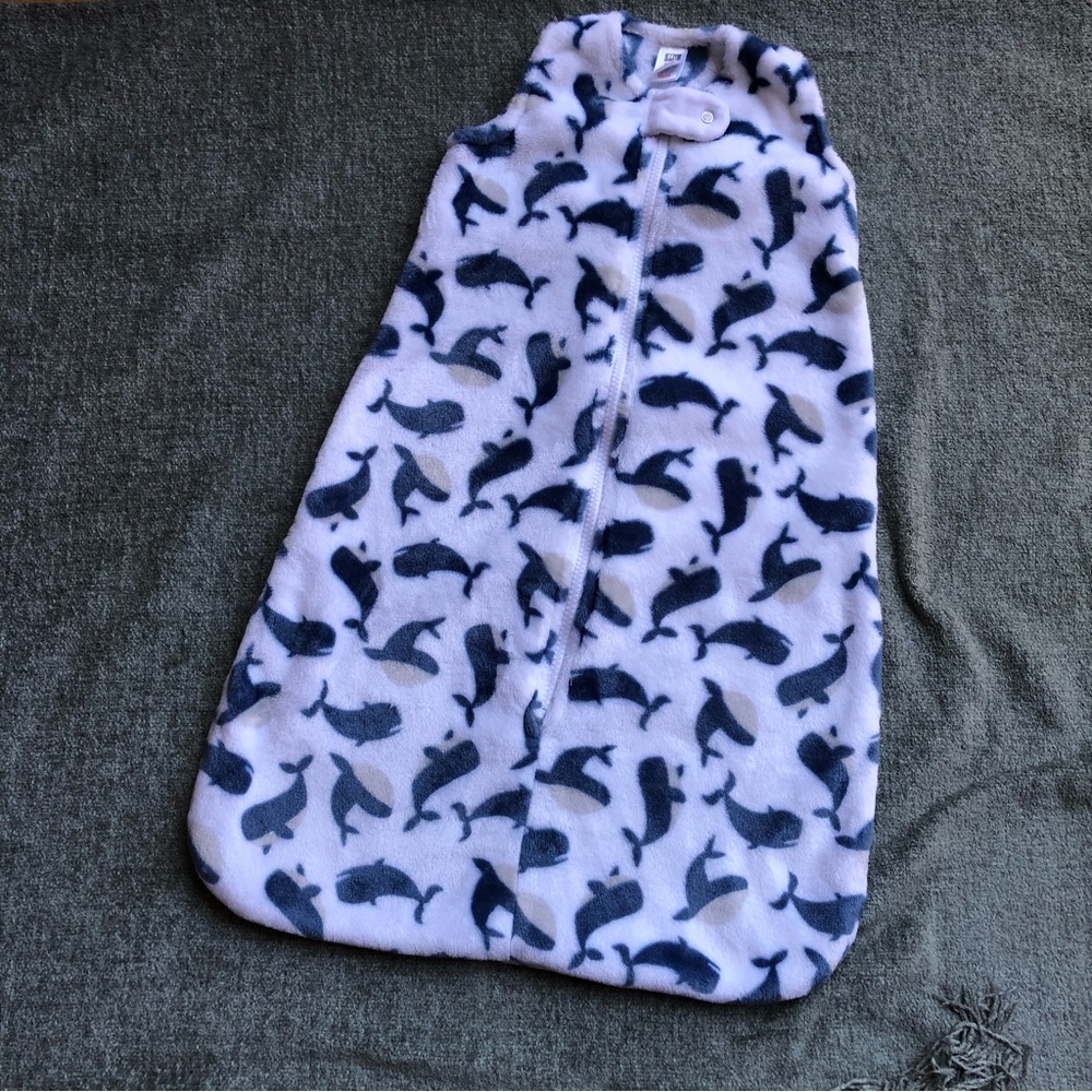 Hudson baby plush sleeping bag 0-6 months